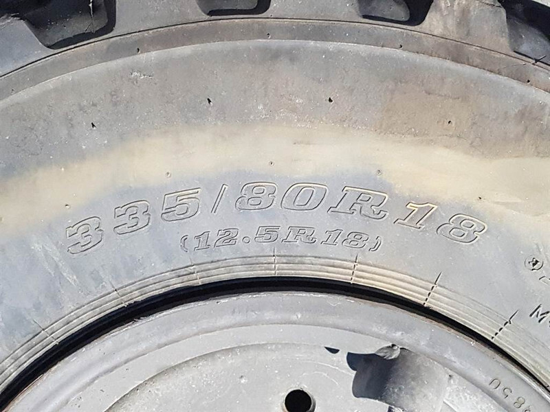 휠 및 타이어 건설기계 용 Ahlmann AS50-Solideal 12.5-18-Dunlop 12.5R18-Tire/Reifen : 사진 10