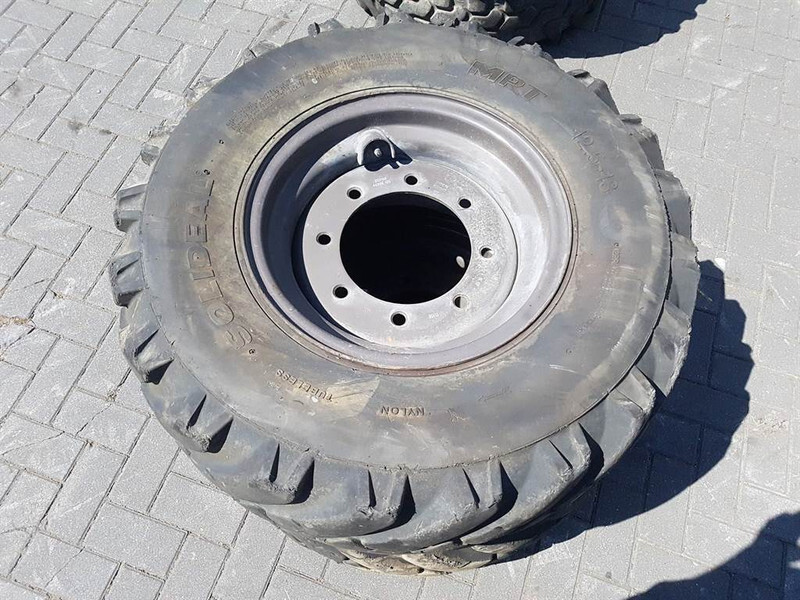 휠 및 타이어 건설기계 용 Ahlmann AS50-Solideal 12.5-18-Dunlop 12.5R18-Tire/Reifen : 사진 4