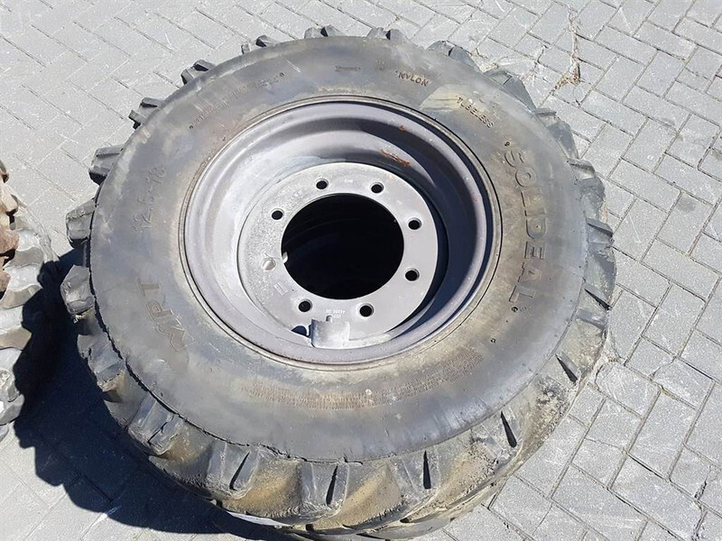 휠 및 타이어 건설기계 용 Ahlmann AS50-Solideal 12.5-18-Dunlop 12.5R18-Tire/Reifen : 사진 5