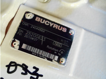유압 펌프 건설기계 용 Bucyrus 2404466X - : 사진 5