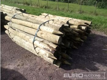 정원 장비 Bundle of Timber Posts (2 of) : 사진 1