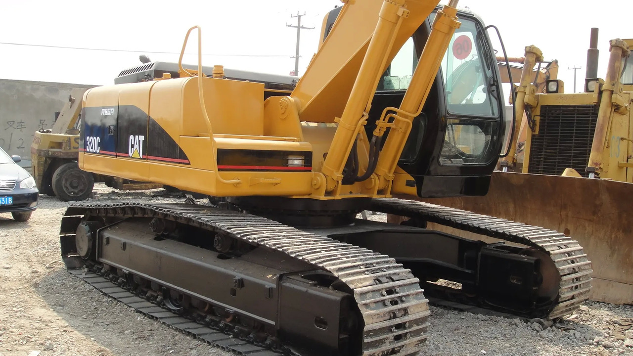 크롤러 굴삭기 Caterpillar excavator used cat 320C 20 ton hydraulic crawler excavator in good running condition : 사진 2