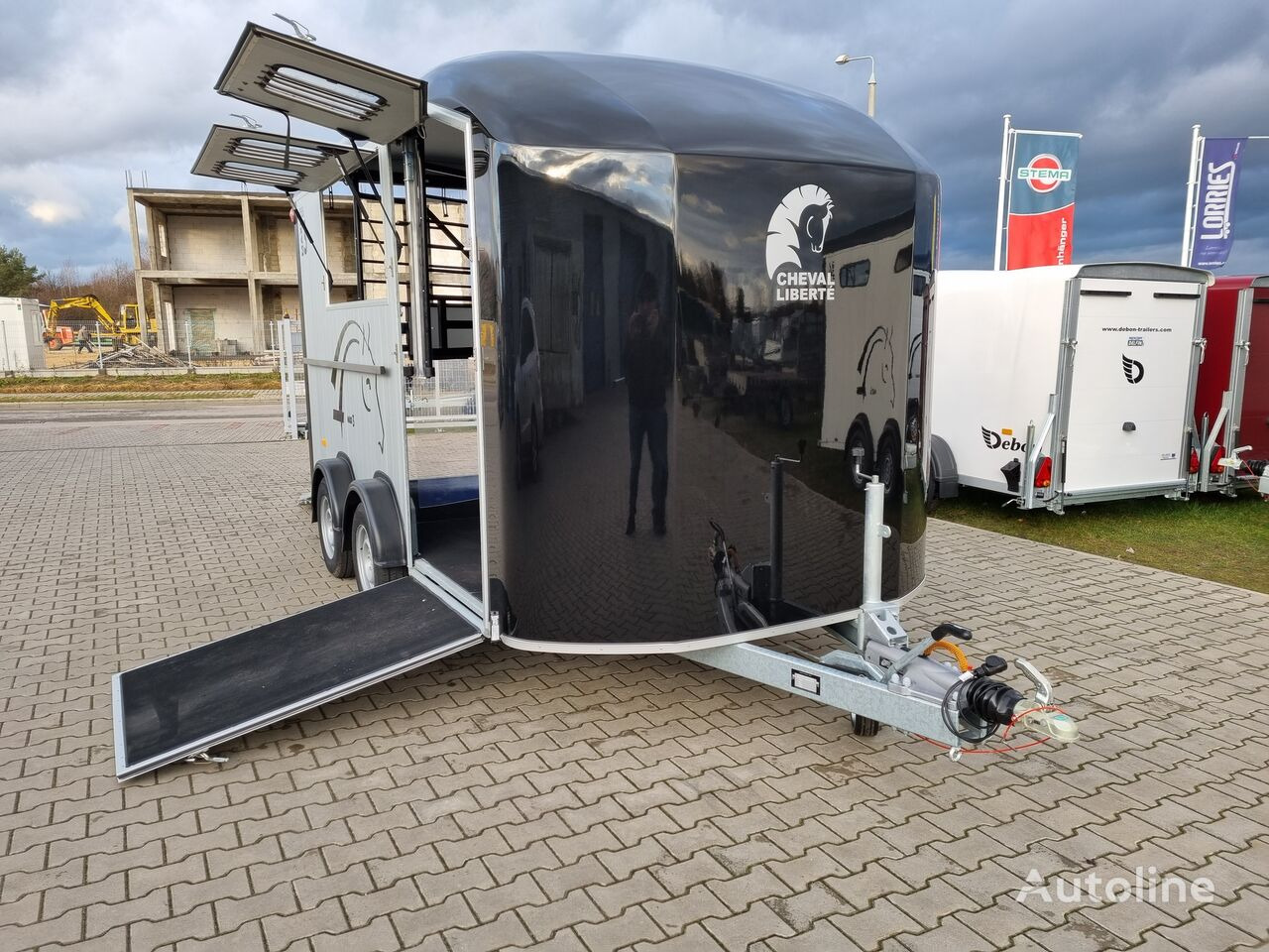 신규 말 트레일러 Cheval Liberté Maxi 3 Minimax trailer for 3 horses GVW 3500kg tack room saddle : 사진 30