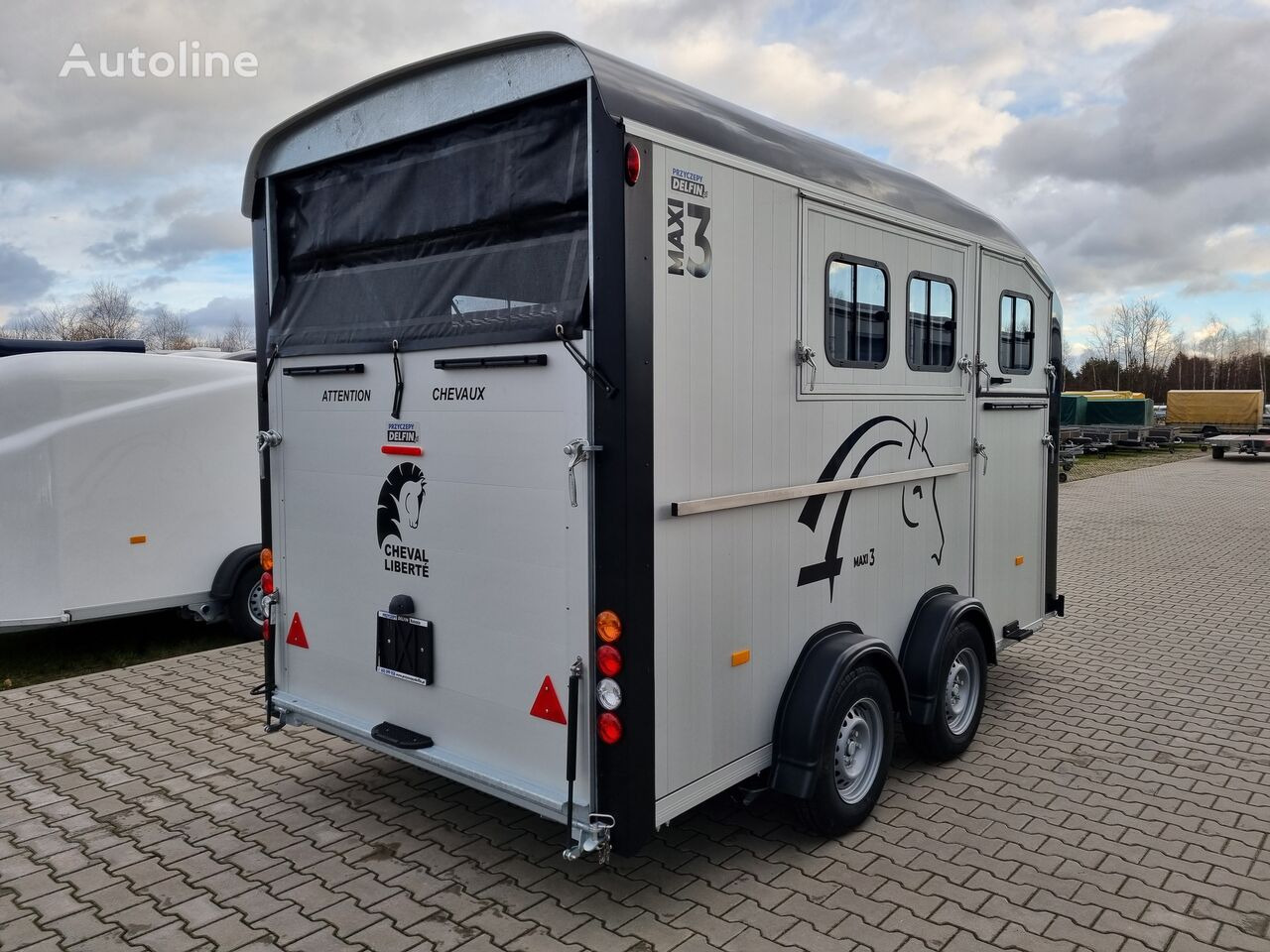 신규 말 트레일러 Cheval Liberté Maxi 3 Minimax trailer for 3 horses GVW 3500kg tack room saddle : 사진 15