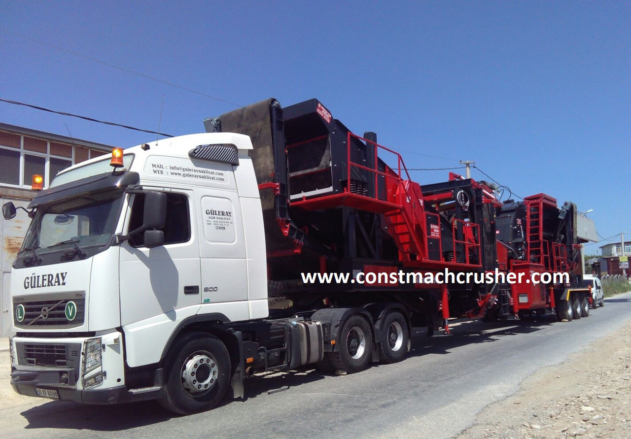 신규 모바일 크러셔 Constmach 250-300 TPH Mobile Limestone Crusher Plant : 사진 9