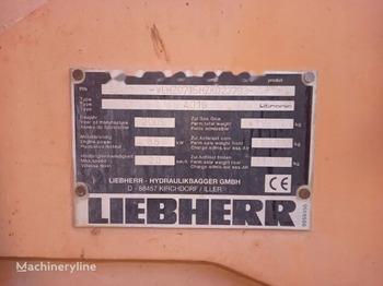 휠 굴삭기 LIEBHERR A 316