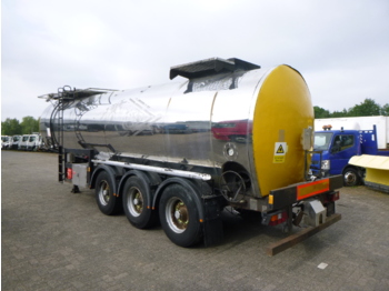 유조 세미 트레일러 운반 물 역청 Crane Fruehauf Bitumen tank inox 28 m3 / 1 comp : 사진 3