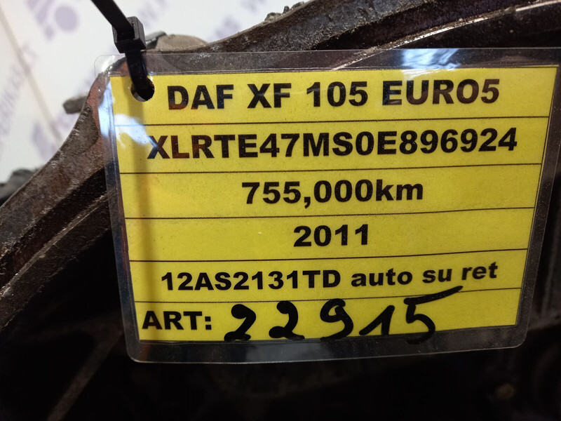 기어박스 트럭 용 DAF XF105 EURO5 : 사진 7