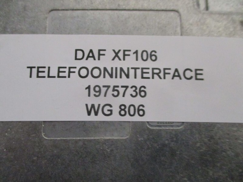 전기 설비 트럭 용 DAF XF106 1975736 TELEFOONINTERFACE EURO 6 : 사진 3