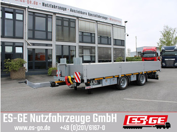 ES-GE Tandemanhänger - Containerverr.  - 드롭사이드/ 플랫베드 트레일러 : 사진 1
