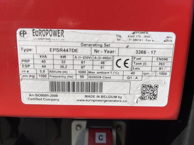 발전기 세트 Europower EPSR 44 TDE : 사진 10