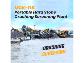 신규 모바일 크러셔 FABO MCK-115 MOBILE CRUSHING & SCREENING PLANT FOR HARDSTONE | 180-300 TPH : 사진 1