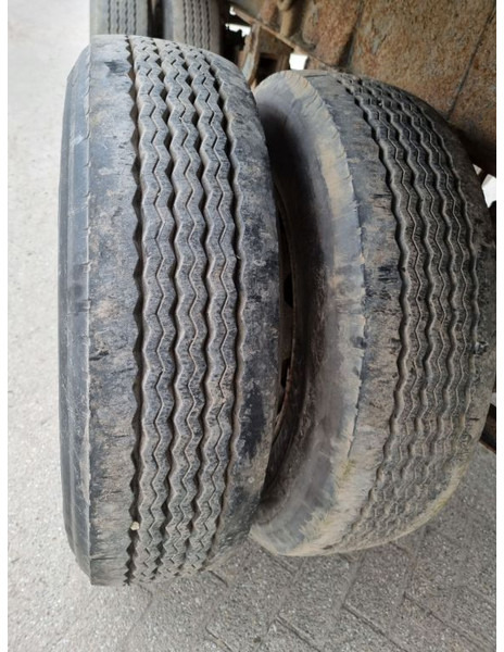 드롭사이드/ 플랫베드 세미 트레일러 Fruehauf STEELSPRING - Drum - 8 tyres : 사진 11