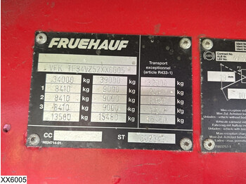 밀폐형 박스 세미 트레일러 Fruehauf gesloten bak Steel suspension : 사진 4