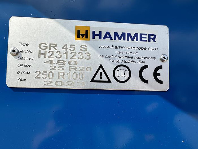 신규 그래플 Hammer GR45 S Abbruch- und Sortiergreifer : 사진 3