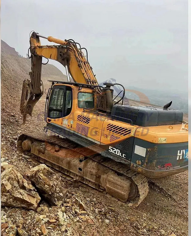 굴착기 Hot Sale Efficient Heavy Construction Equipment Used Excavator 520 For Hyundai : 사진 4