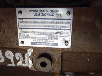유압 펌프 건설기계 용 Hydromatik A11VG50HW-10P - : 사진 3