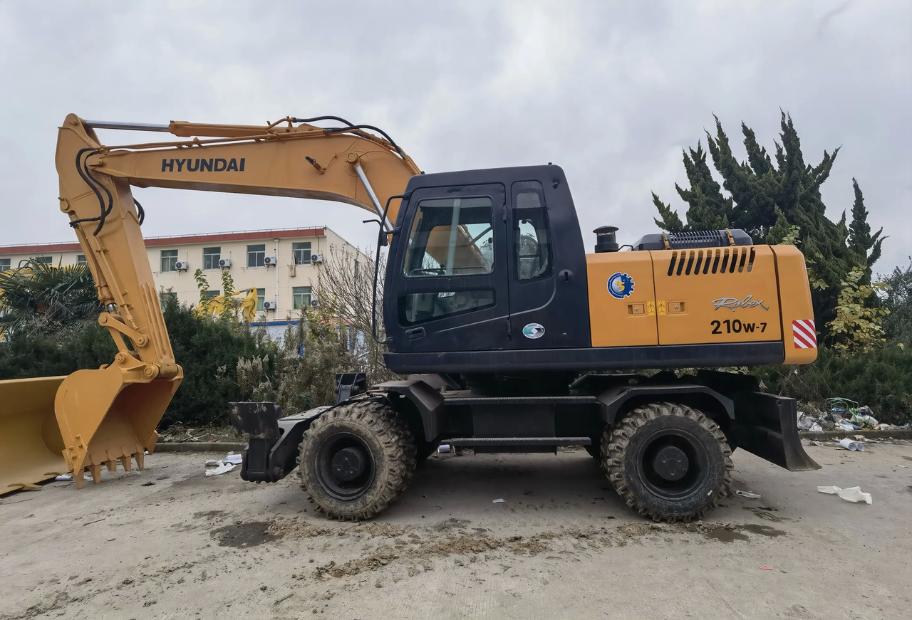 휠 굴삭기 Hyundai used excavator  210W-7 wheel excavator 210W-7 cheap price HYUNDAI excavator for sale : 사진 2