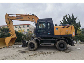 휠 굴삭기 Hyundai used wheel excavator 210w-7 150W-7 210W-9T wheel excavator cheap price for sale : 사진 3