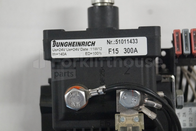 케이블/ 와이어 하니스 자재 취급 장비 용 Jungheinrich 51011433 Emergency disconnect switch 24V/300A : 사진 2