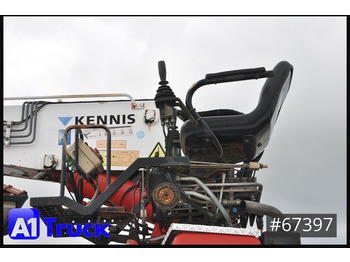 드롭사이드/ 플랫베드 세미 트레일러 KRONE Kennis 16R  Rollkran, Kran Lenk + Lift : 사진 2