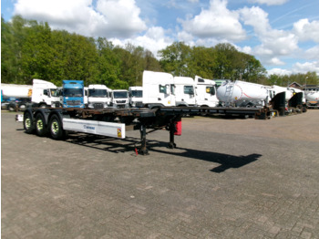Krone 3-axle container trailer 20-30-40-45 ft DA08LNA - 컨테이너 운반 장치/ 스와프 보디 세미 트레일러 : 사진 2