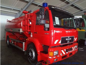 유조트럭 MAN 18.284 12500l Feuerwehr- Water- Wasser Tankwagen : 사진 1