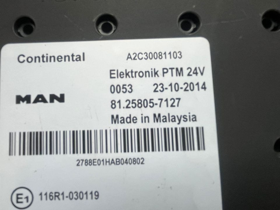 ECU 트럭 용 MAN Continental Elektronik PTM Steuergerät 81.25805-7127 : 사진 2