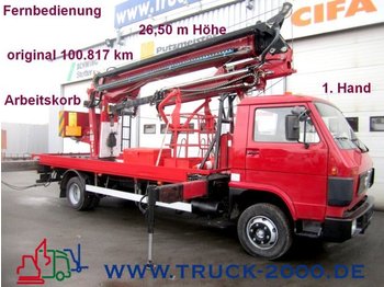드롭사이드/ 플랫베드 트럭 MAN Montage Dachdecker Kran +Jib+Arbeitskorb*26.50m* : 사진 1