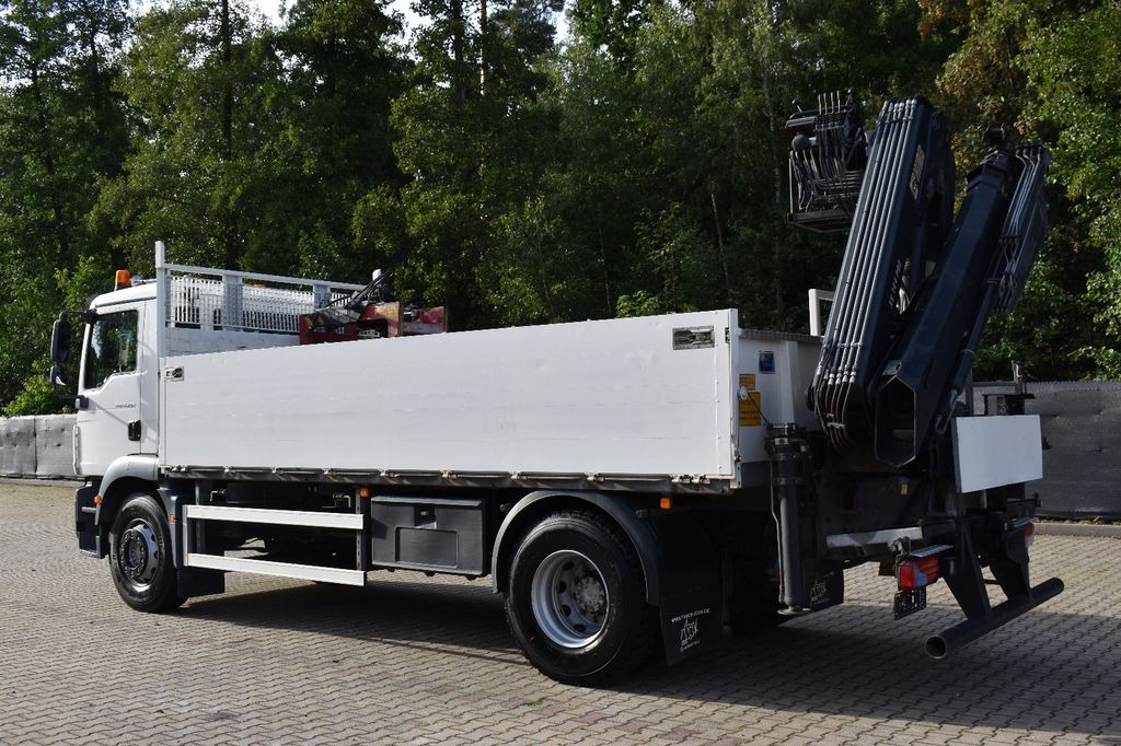 크레인 트럭, 드롭사이드/ 플랫베드 트럭 MAN TGM 18.290 BL/Baustoff,HIAB XS-144 PRO/AHK,E5 : 사진 3