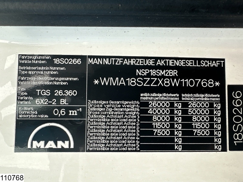 리스 MAN TGS 26 360 6x2, Manual, Retarder, Multilift MAN TGS 26 360 6x2, Manual, Retarder, Multilift : 사진 8