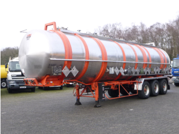 유조 세미 트레일러 운반 물 화학품 Magyar Chemical tank inox 40 m3 / 6 comp : 사진 1