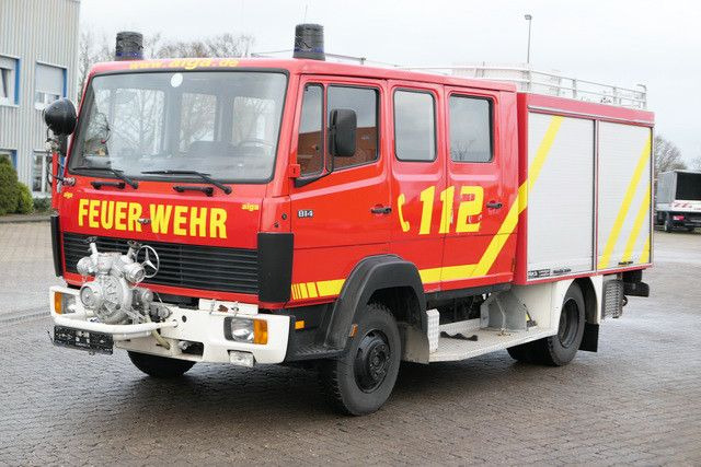 소방차 Mercedes-Benz 814 F 4x2, Pumpe, DOKA, Feuerwehr, 26tkm : 사진 9