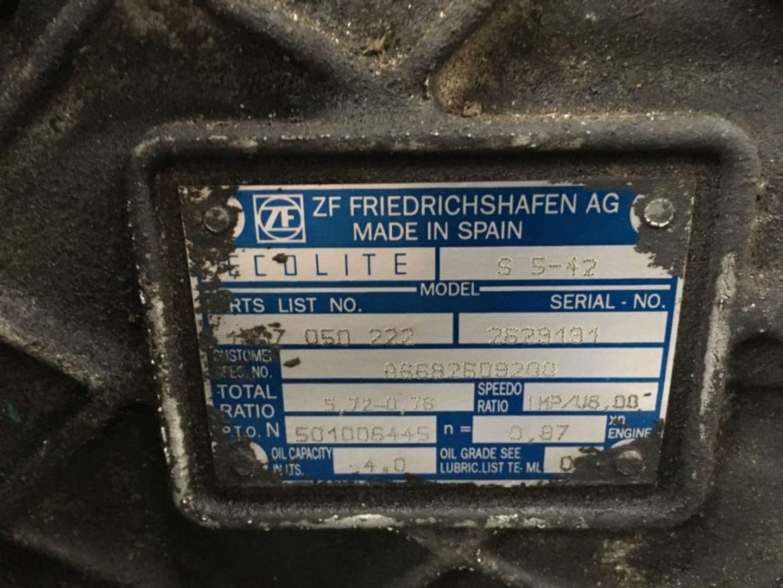 기어박스 트럭 용 Mercedes Benz Versnellingbak S5-42 : 사진 5