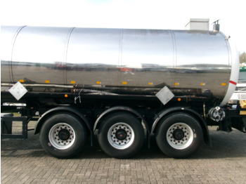 Metalovouga Bitumen / heavy oil tank inox 29 m3 / 1 comp - 유조 세미 트레일러 : 사진 5