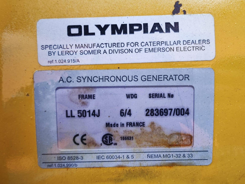 발전기 세트 Olympian GEH275-4 / Caterpillar / ISO 8528 SET : 사진 14