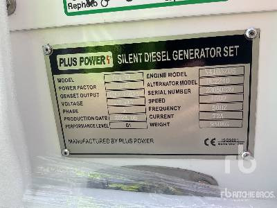 신규 발전기 세트 PLUS POWER GF2-50 50 kVA (Unused) : 사진 5