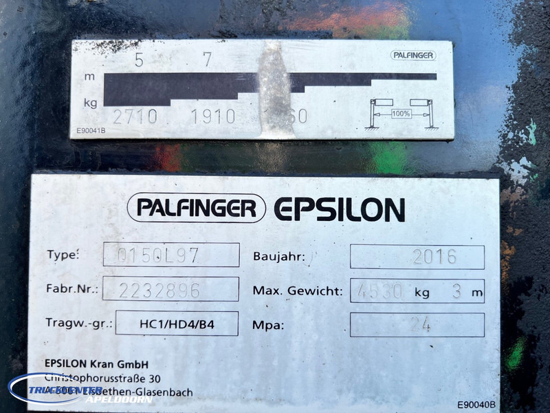 로더 크레인 Palfinger Epsilon Q150L97 Lifting cab : 사진 3
