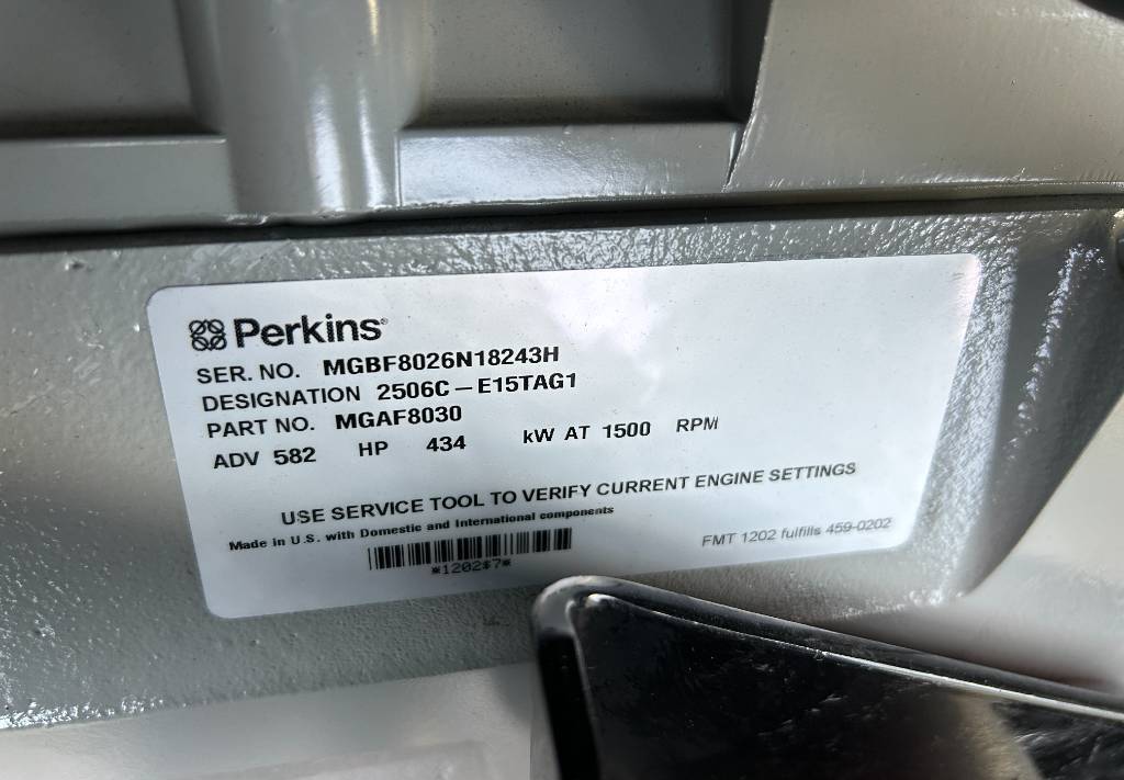 발전기 세트 Perkins 2506C-E15TAG1 - 500 kVA Generator - DPX-19813 : 사진 14