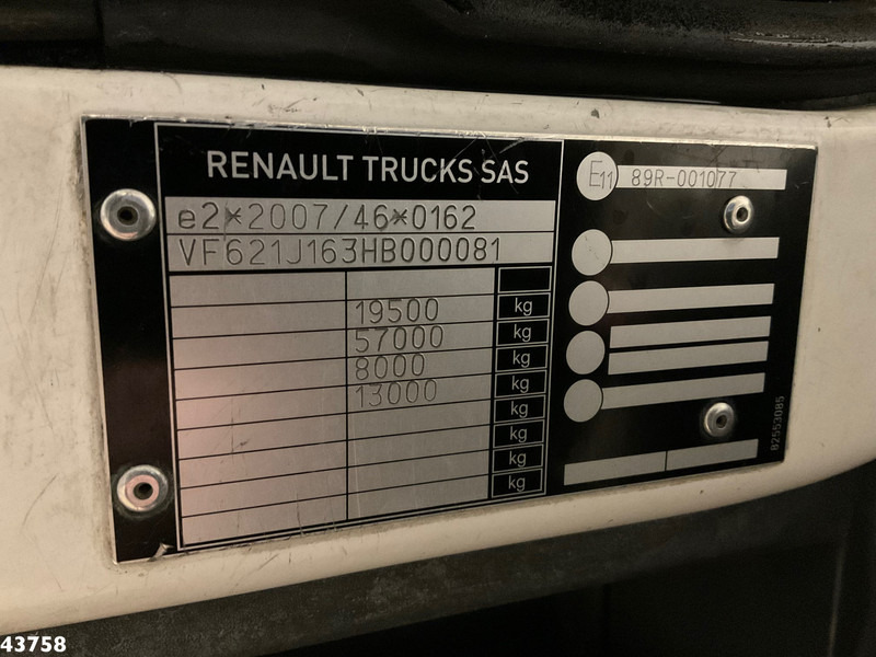 후크 리프트 트럭 Renault C 380 Euro 6 16 Ton haakarmsysteem : 사진 19