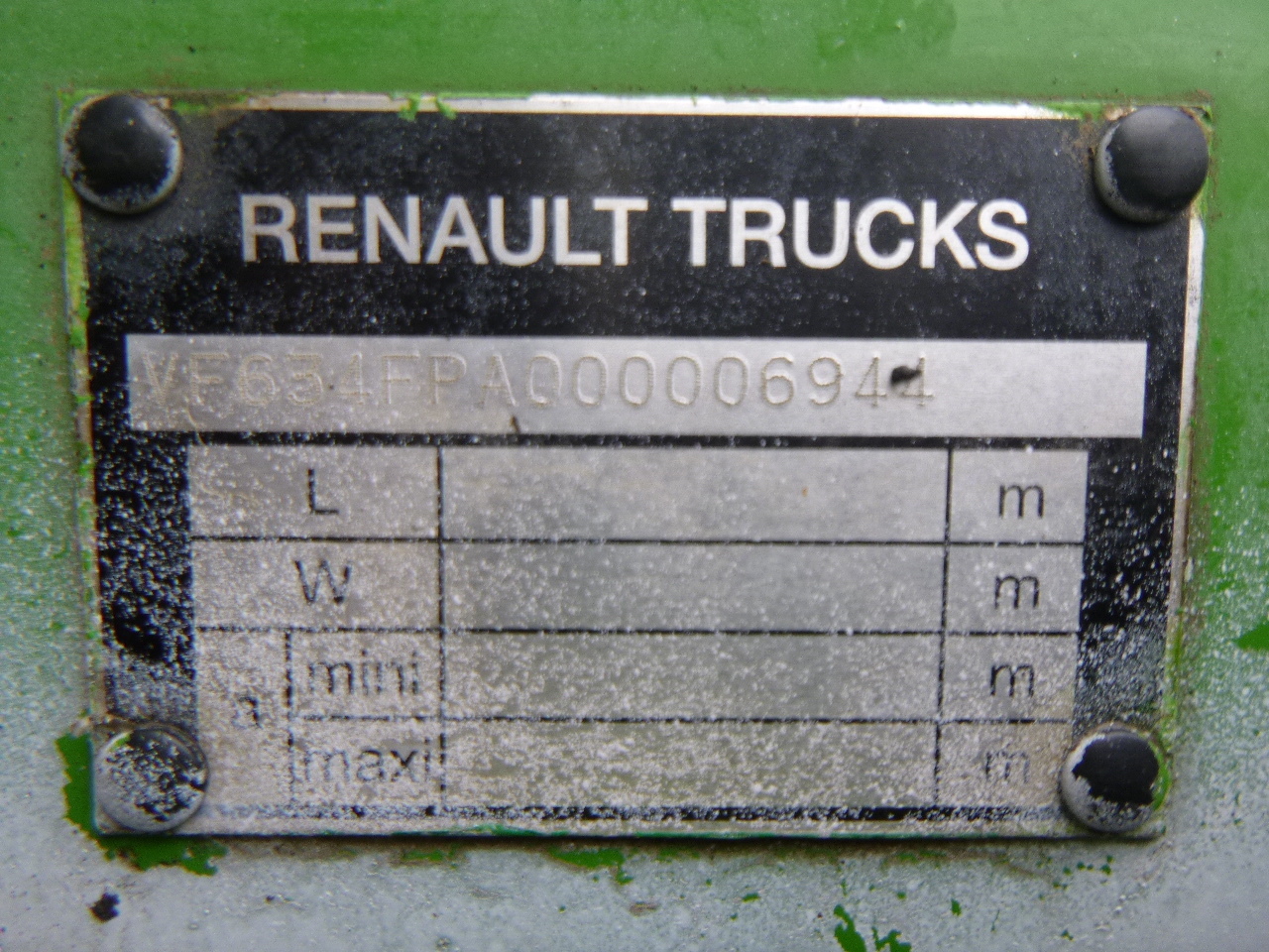 덤프트럭 Renault Kerax 430.42 dxi 8x4 RHD tipper 16 m3 : 사진 21