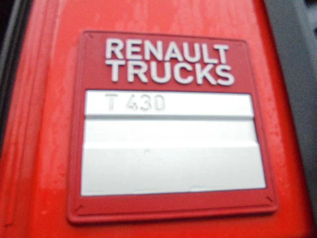 드롭사이드/ 플랫베드 트럭, 크레인 트럭 Renault T 430 : 사진 20