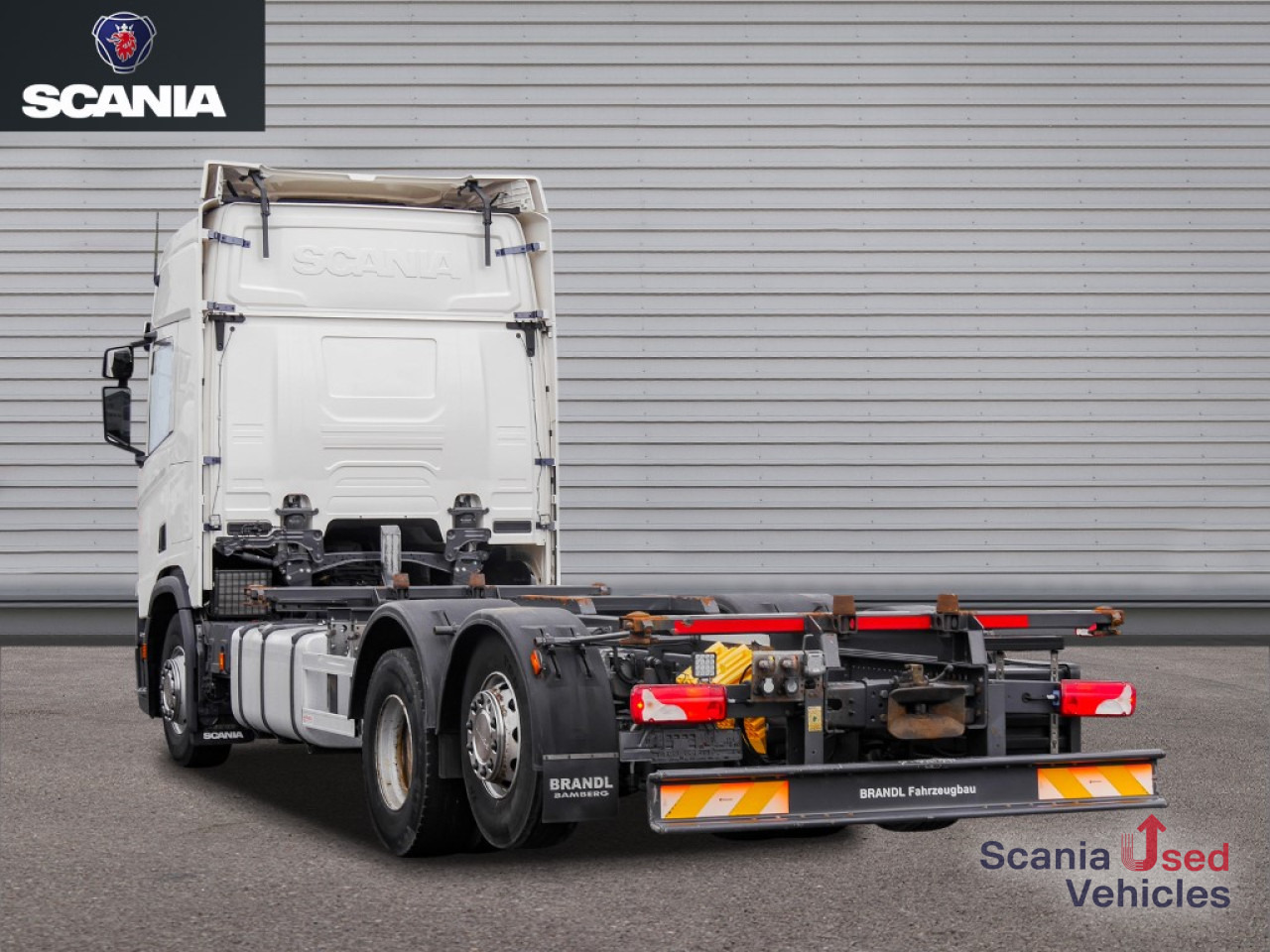 컨테이너 운반 장치/ 스와프 보디 트럭 SCANIA R 450 B6x2*4NB Lenkachse, Standklima : 사진 10