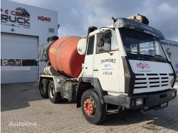 STEYR 26S31, 6x4 Full Steel, Concrete mixer with a concrete pump - 콘크리트 펌프 트럭