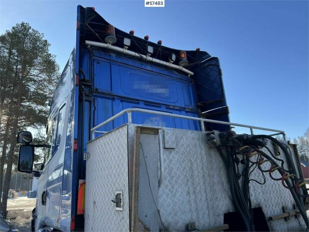 트랙터 유닛 Scania 164 G , 8X4*4, 580 with machine trailer, Tridem : 사진 45