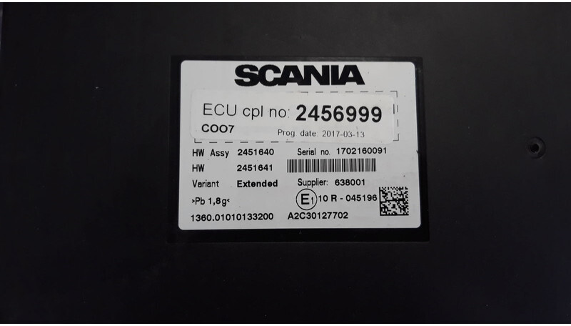 예비 부속 트럭 용 Scania ECU DC1305 COO7 ignition with key : 사진 3