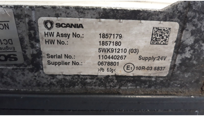 예비 부속 트럭 용 Scania ECU DC1305 COO7 ignition with key : 사진 5