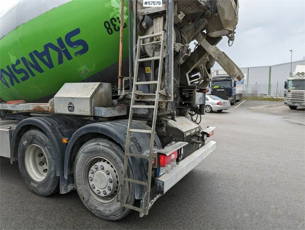 콘크리트 믹서 트럭 Scania G450 8x2 Concrete truck with chute : 사진 9