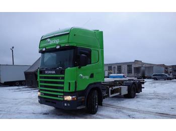 컨테이너 운반 장치/ 스와프 보디 트럭 Scania R164 GB6X2NB 480 : 사진 1