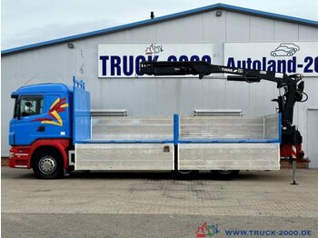 드롭사이드/ 플랫베드 트럭, 크레인 트럭 Scania R400 Atlas Tirre 191L 9m=1,7t. 7m Ladefl. 1.Hand : 사진 3